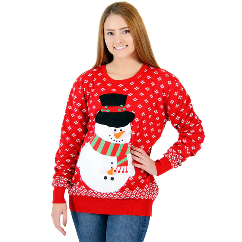 New Design Women’s Snowman Christmas Sweater